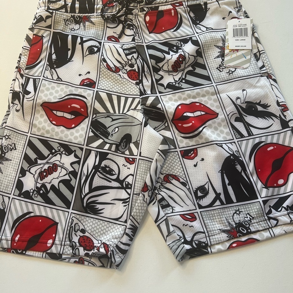 NWT Men's Oh Snap Board Shorts Size Large Streetwear (Z)